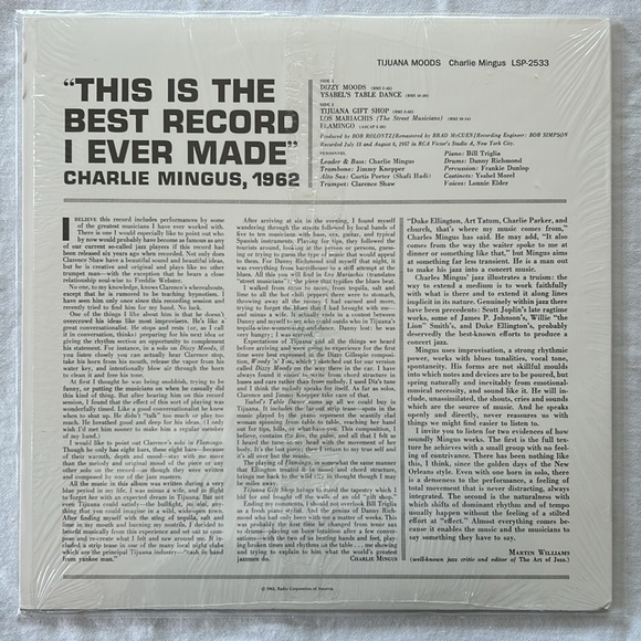Vintage Vinyl - CHARLIE MINGUS - TIJUANA MOODS - Picture 2 of 4